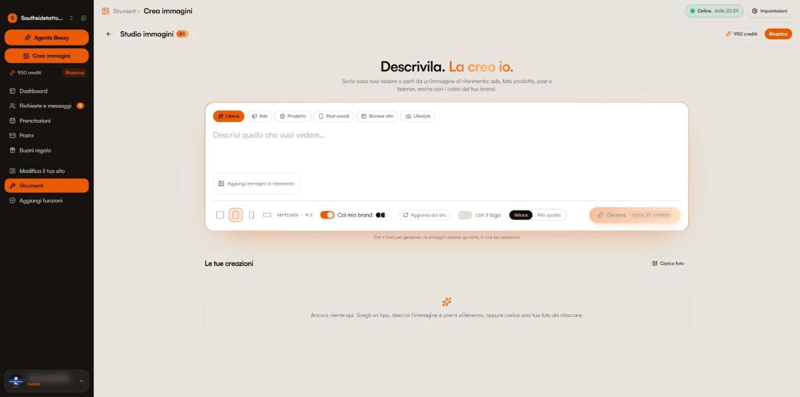Crei immagini con l'AI