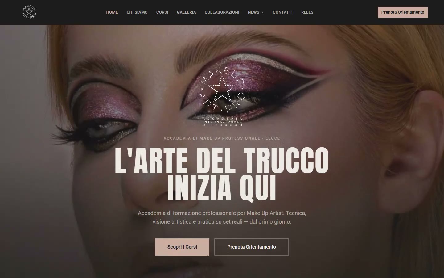 Home page di makeupartpro.it